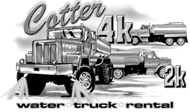 Logo of Cotter Water Truck Rental