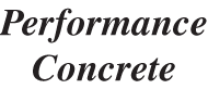 Logo of Performance Concrete
