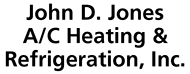 Logo of John D. Jones A/C Heating & Refrigeration, Inc.