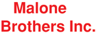 Logo of Malone Brothers Inc.