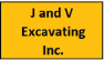 Logo of J and V Excavating, Inc.