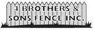 Logo of 4 Brothers & Sons Fence Inc.