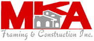 Logo of MKA Framing & Construction Inc. 