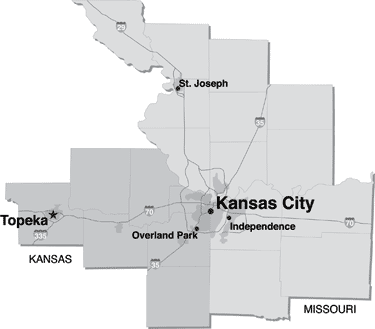 Missouri - Kansas City Map