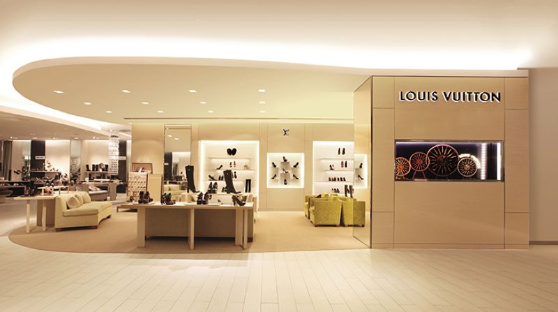 Louis Vuitton Shoe Salon in Saks Fifth 