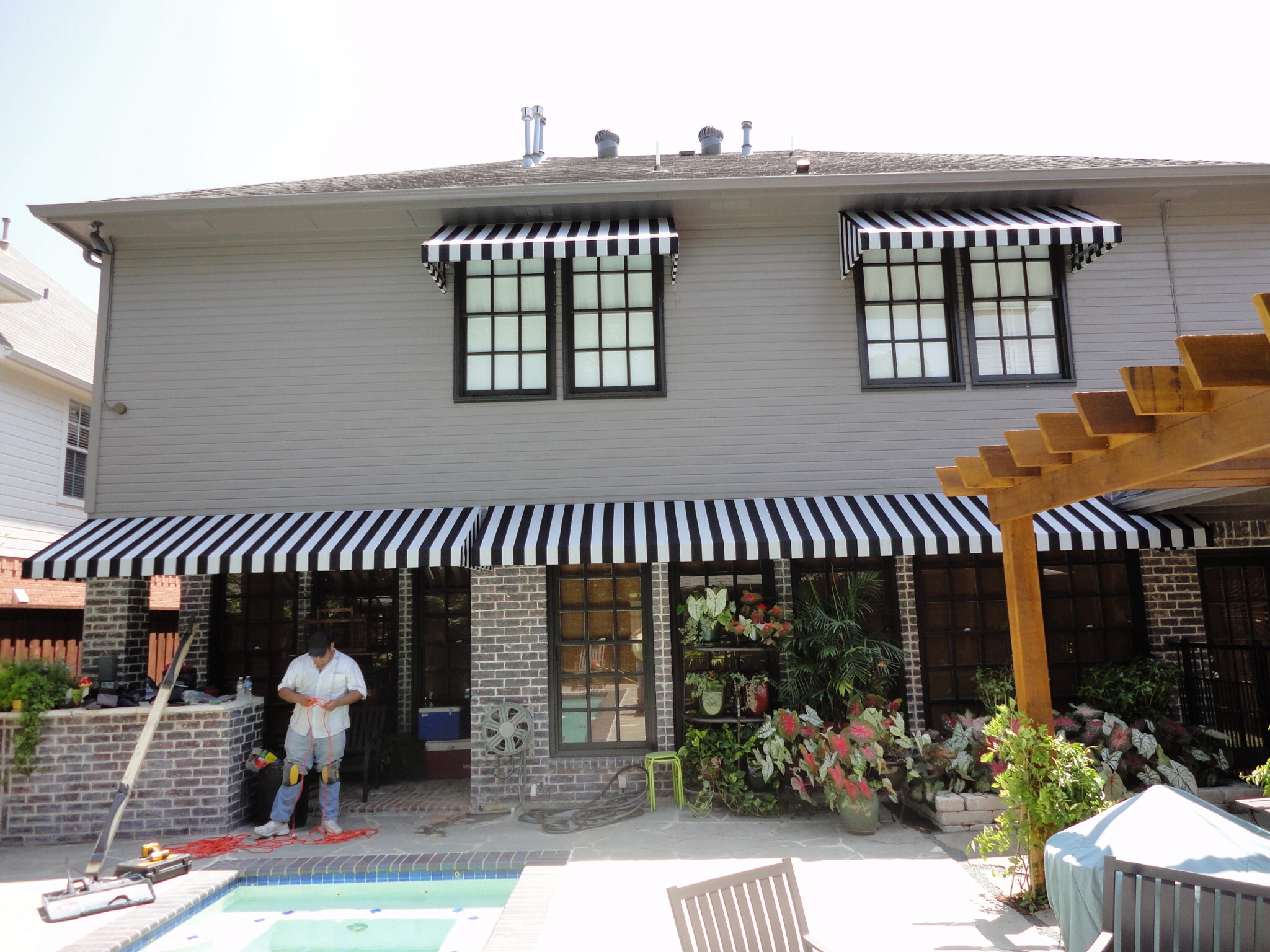 New Age Canvas Awning Dallas Residential Awning New Age Canvas And Awning Image Proview