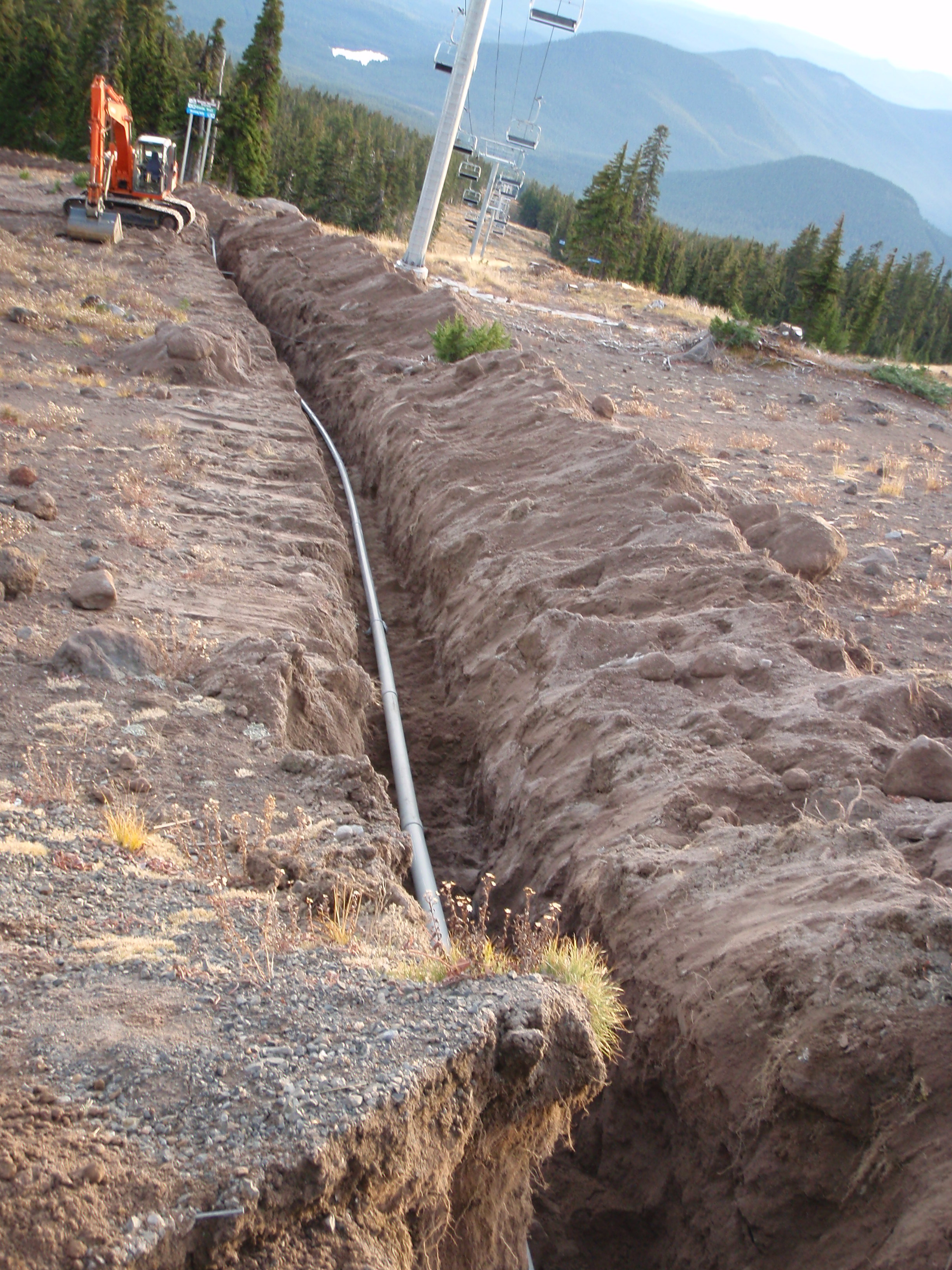 Mt Hood - Electrical Trenching