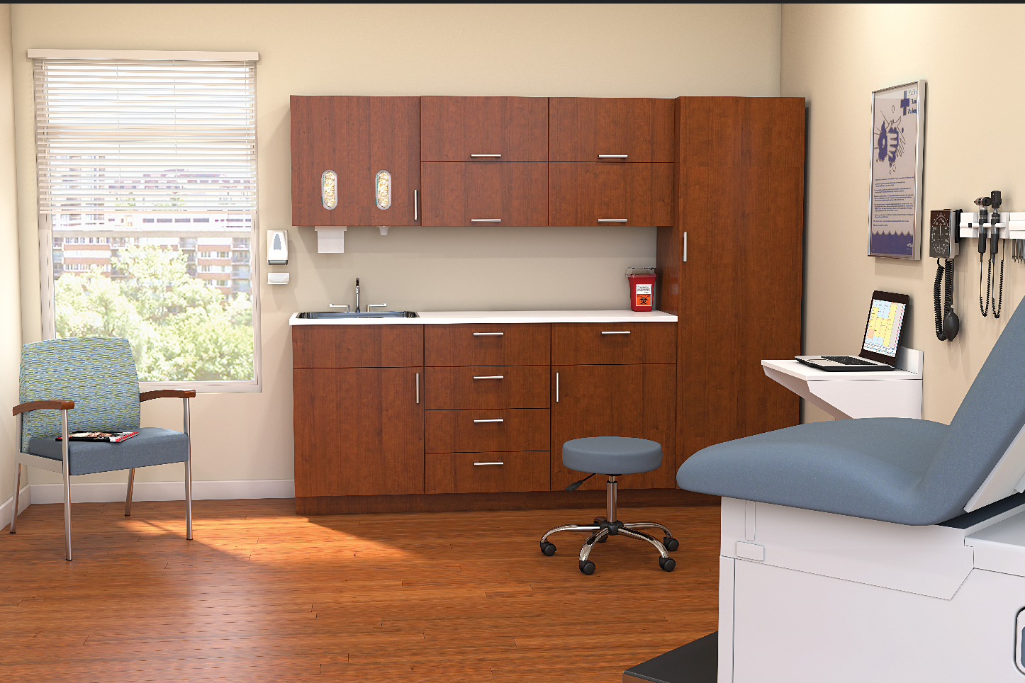 Next Generation Interiors Medical Exam Room Furniture Image