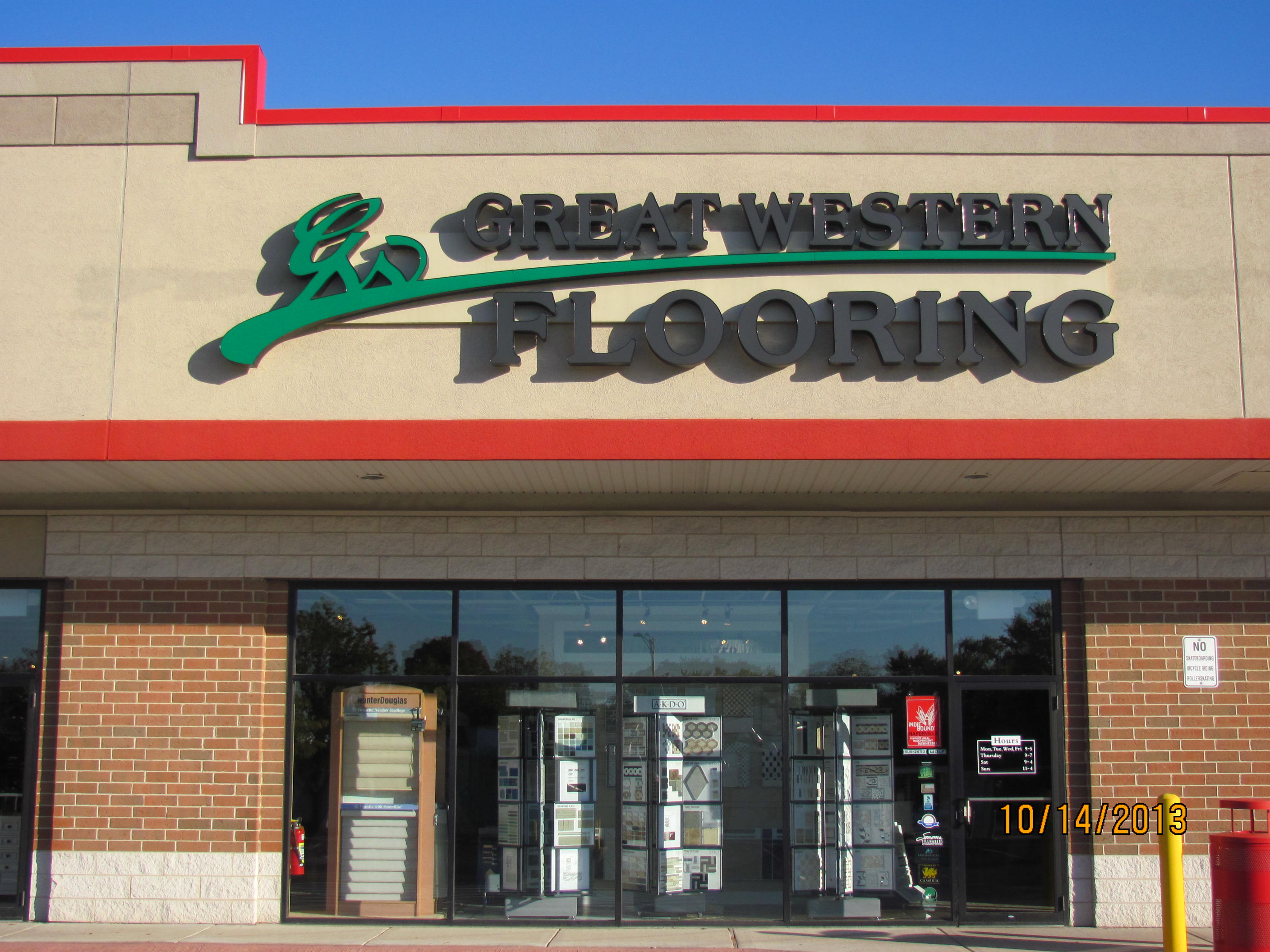 Aubrey Sign Co Great Western Flooring Naperville Image Proview