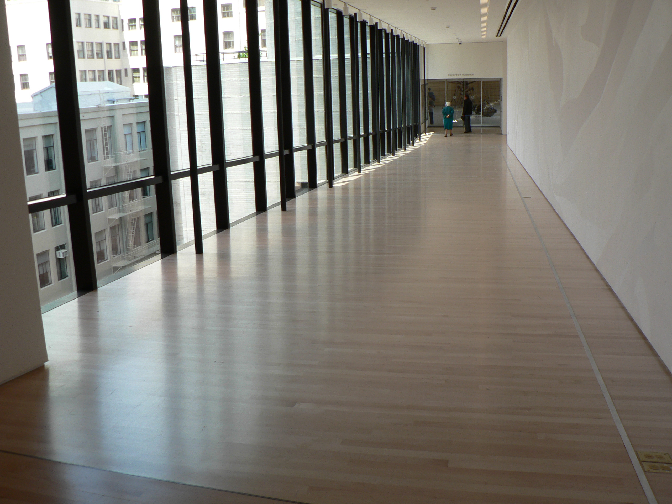 Maple floor we installed at SFMOMA