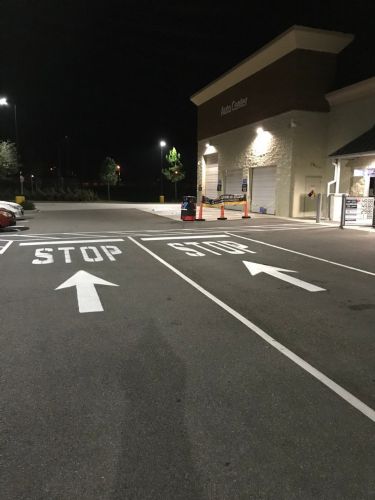 Walmart Parking lot Re Stripe Program