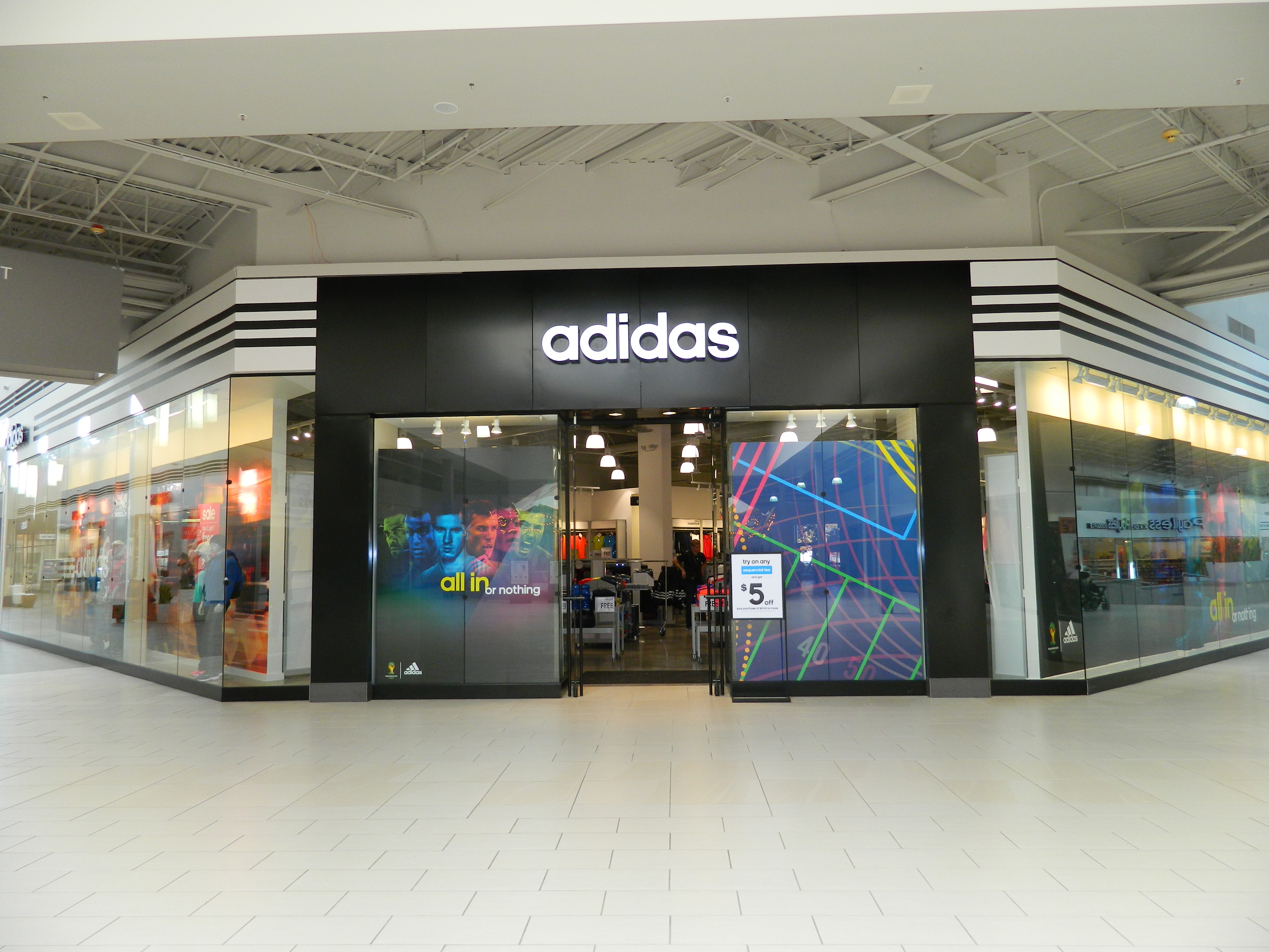 adidas store at the outlet mall