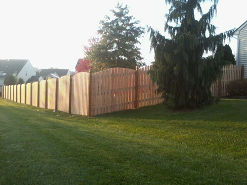6' High Shadowbox Fence 