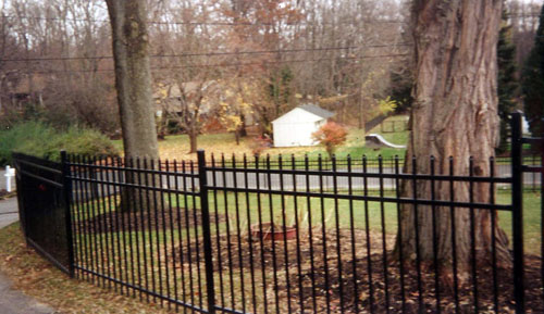 Iron Picket Fence