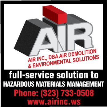 Logo for AIR Inc., dba AIR Demolition & Environmental Solutions