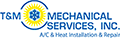 Logo of T&M Mechanical Services, Inc.