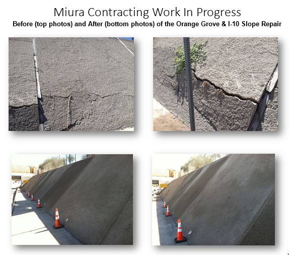 Slope Repair at Orange Grove and I-10, Tucson, AZ