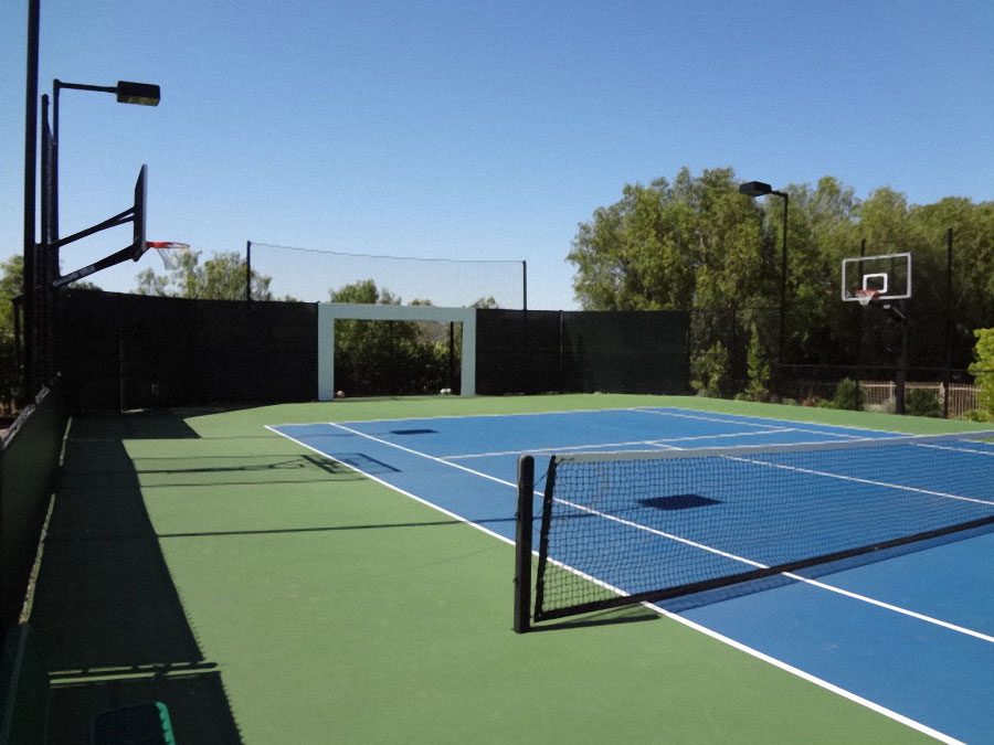 Ferandell Tennis Courts Inc Pickle Ball Courts Multi Game Court Tennis Basketball Hockey Goal Image Proview