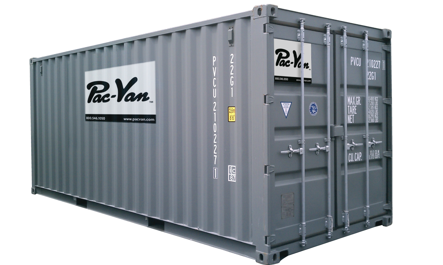 pac van containers