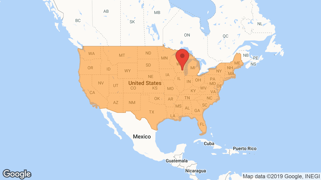 Service Area and Locations Map for ESI Group USA