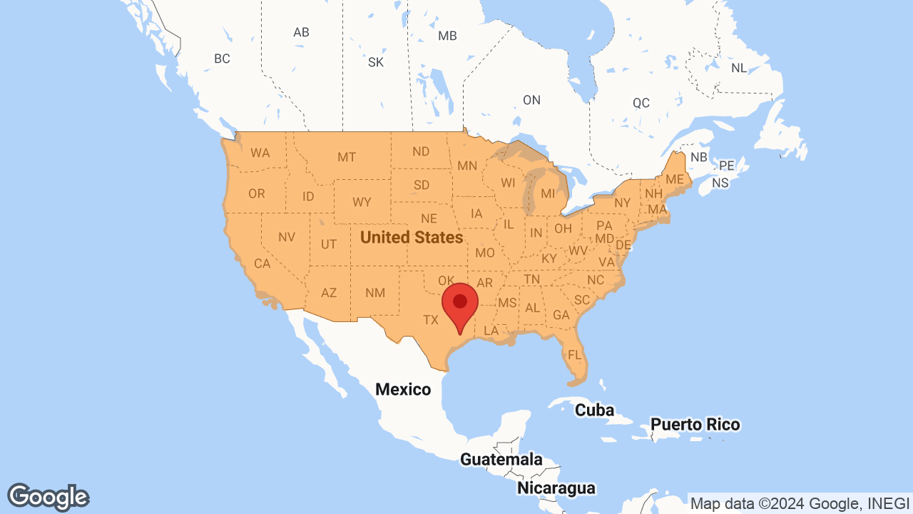 Service Area and Locations Map for Structured Metal Works, LLC