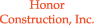 Honor Construction, Inc.
