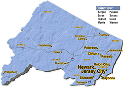 We are located in Bergen County.