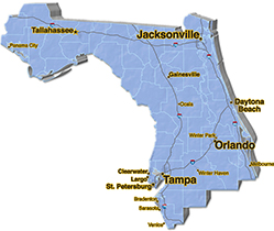 We are located in Duval County.