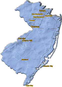 We are located in Camden County.