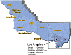 We are located in Los Angeles County.